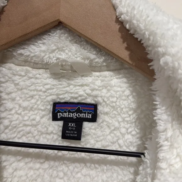 • Patagonia • Women's Los Gatos Fleece 1/4 Zip PulloverWhite XXL