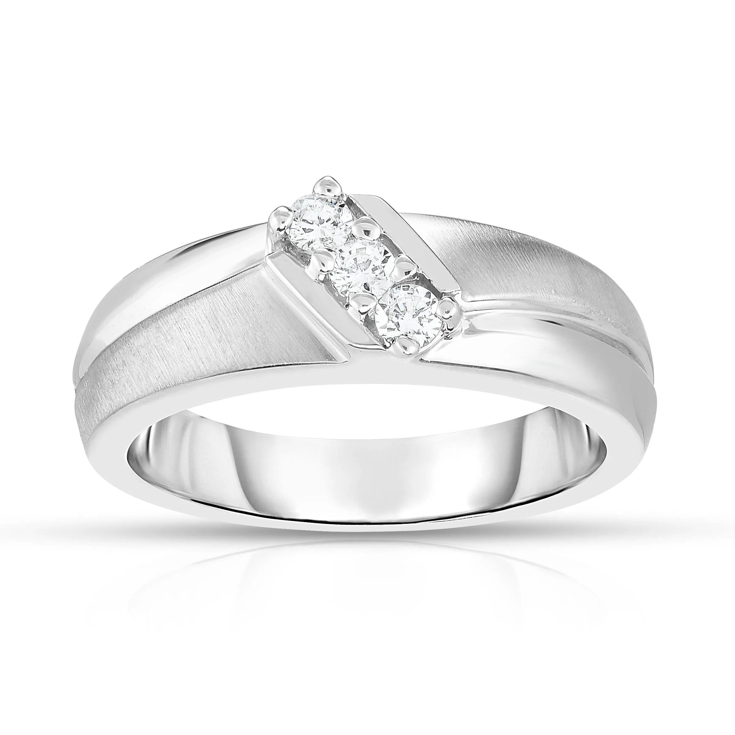 0.45Ct Diamond His & Hers Matching Bridal Ring Set in 14K Gold