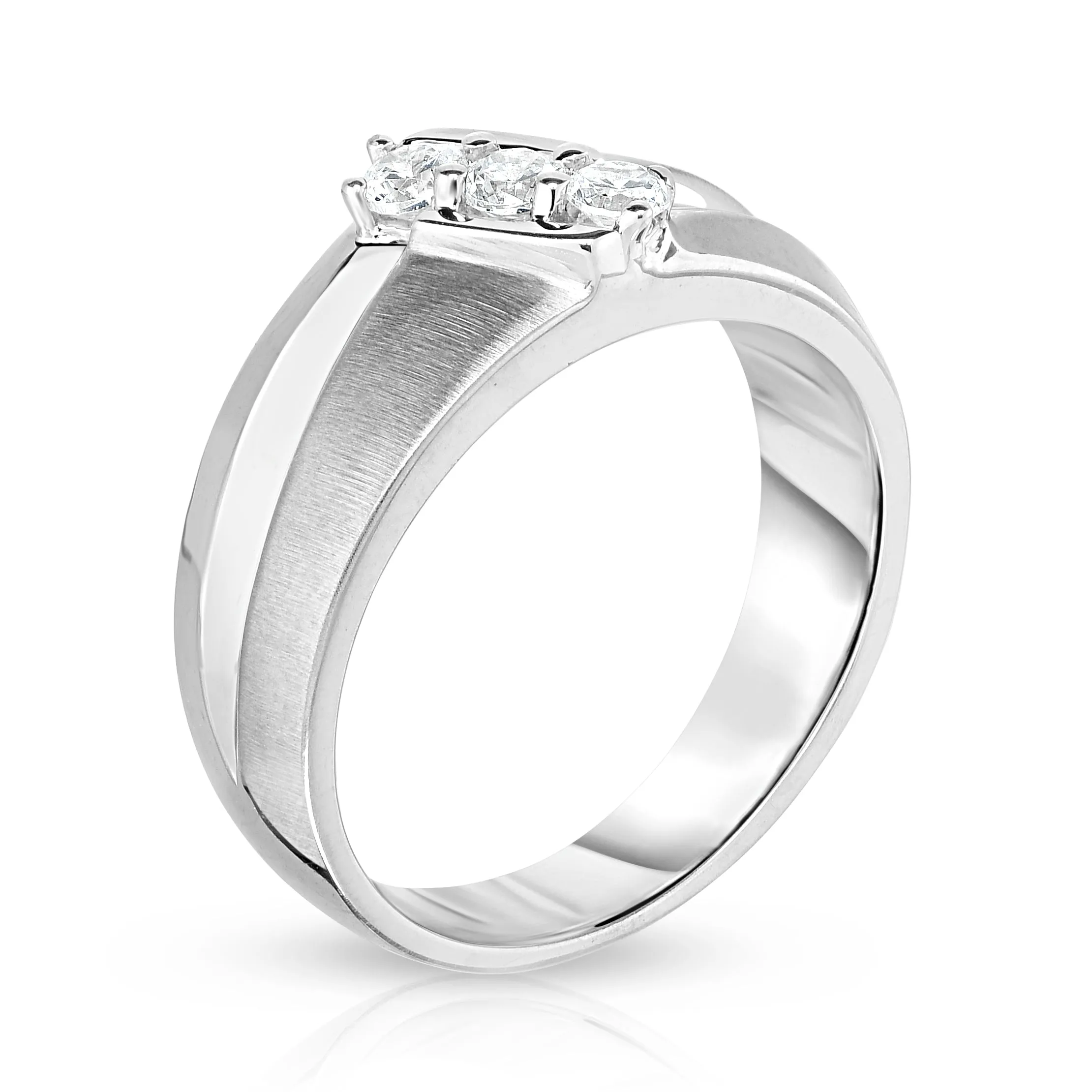 0.45Ct Diamond His & Hers Matching Bridal Ring Set in 14K Gold
