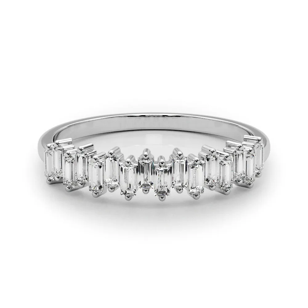 0.50 ct. Baguette Diamond Wedding Ring