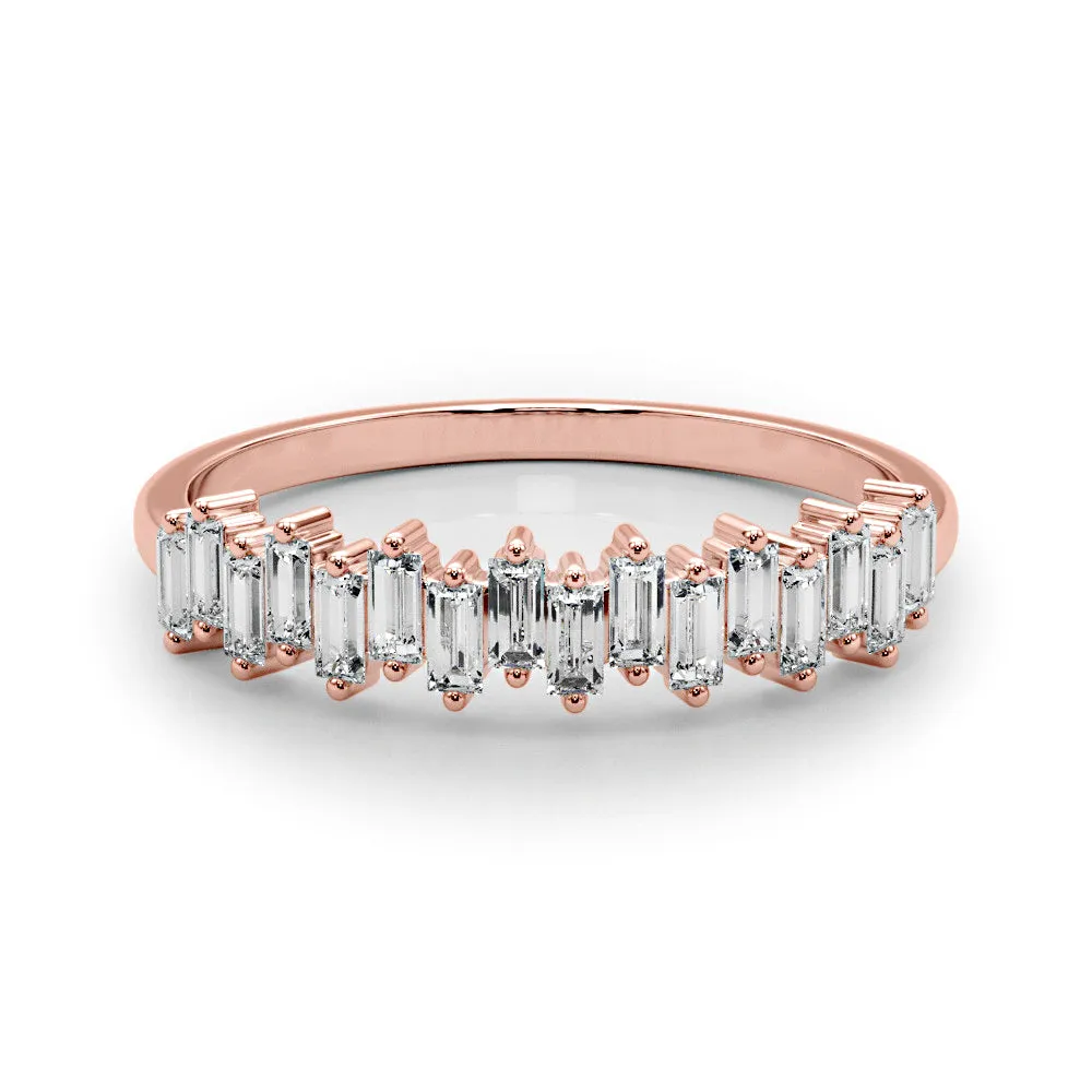 0.50 ct. Baguette Diamond Wedding Ring