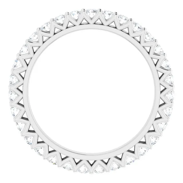 0.93 ct. Shared Prong Round Diamond Eternity Band