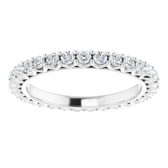 0.93 ct. Shared Prong Round Diamond Eternity Band
