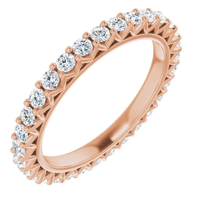 0.93 ct. Shared Prong Round Diamond Eternity Band