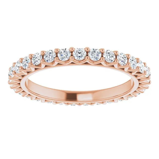 0.93 ct. Shared Prong Round Diamond Eternity Band