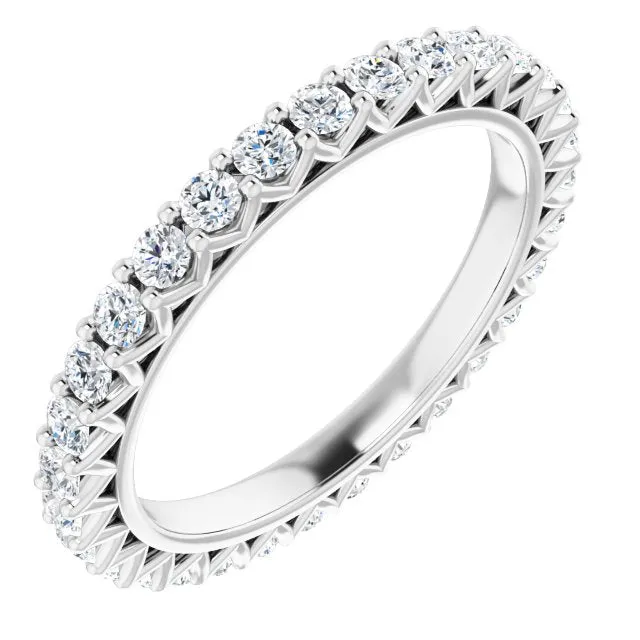 0.93 ct. Shared Prong Round Diamond Eternity Band