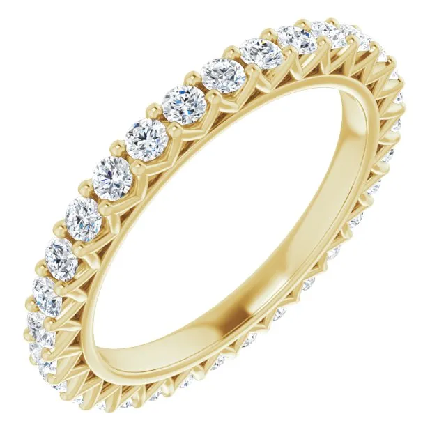 0.93 ct. Shared Prong Round Diamond Eternity Band