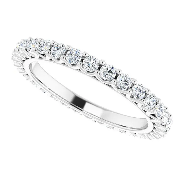 0.93 ct. Shared Prong Round Diamond Eternity Band