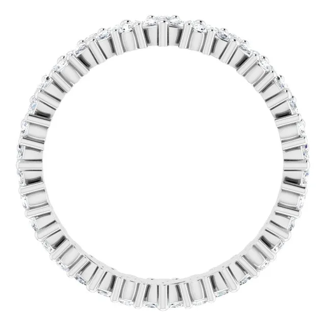 0.96 ct. Marquise & Round Diamond Eternity Band