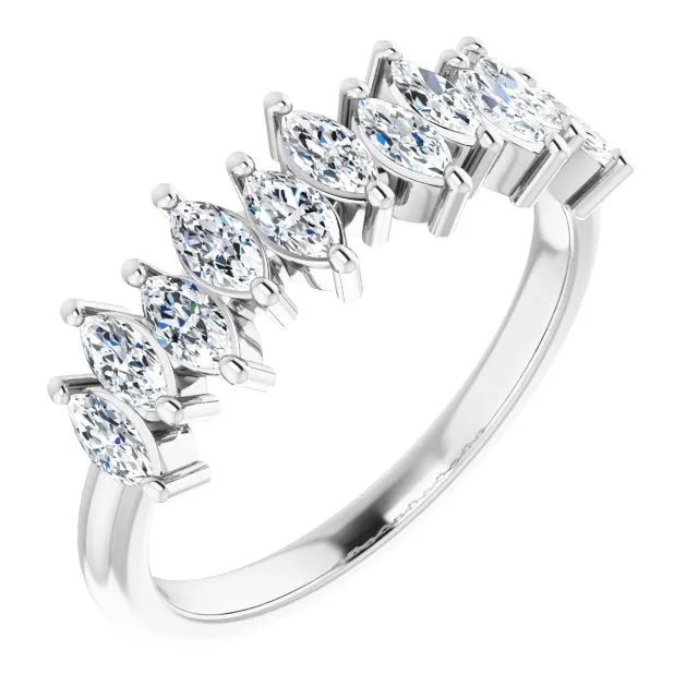 1.10 ct. Marquise Diamond Wedding Band