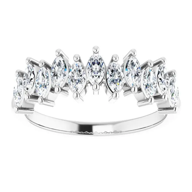1.10 ct. Marquise Diamond Wedding Band