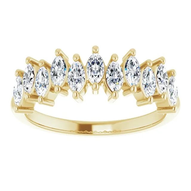 1.10 ct. Marquise Diamond Wedding Band