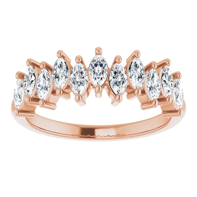 1.10 ct. Marquise Diamond Wedding Band