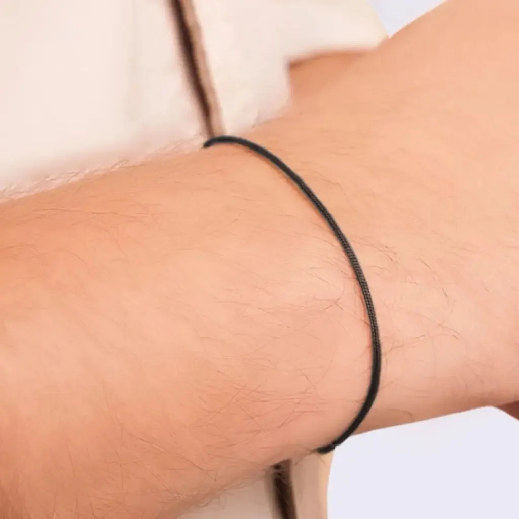 14K Gold Clasp Red String Bracelet - Luck & Protection from Evil Eye