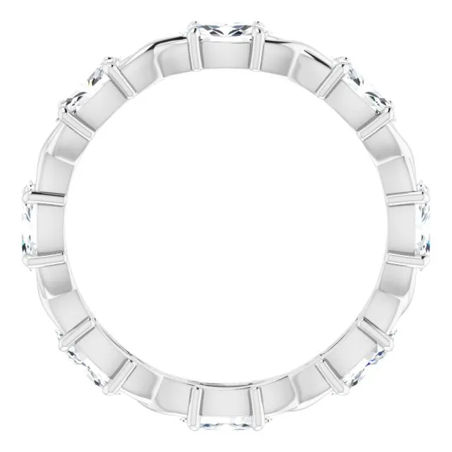 1.68 ct. Oval Diamond Eternity Band Infinity Style Band