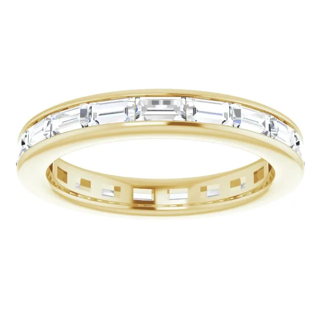 1.90 ct. Straight Baguette Diamond Eternity Band
