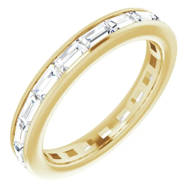 1.90 ct. Straight Baguette Diamond Eternity Band