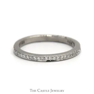 .20cttw Round Diamond Tacori Designer Wedding Band in 18k White Gold