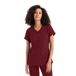 3-Pocket V-Neck Scrub Top