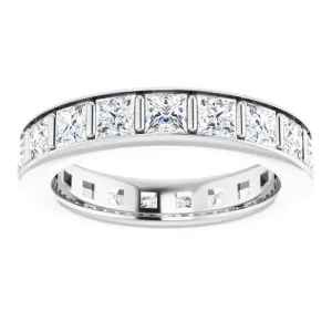 3.42 ct. Princess Diamond Eternity Band