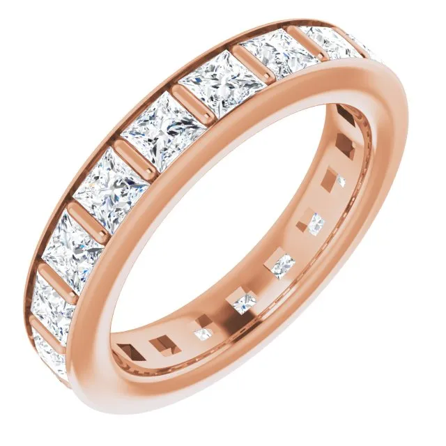 3.42 ct. Princess Diamond Eternity Band
