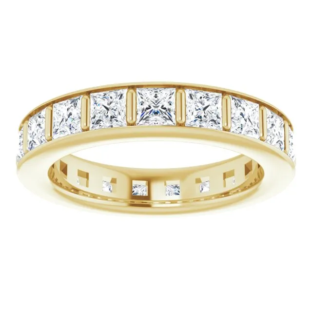 3.42 ct. Princess Diamond Eternity Band