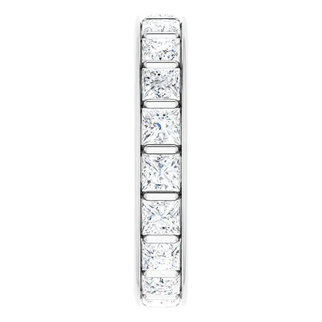 3.42 ct. Princess Diamond Eternity Band