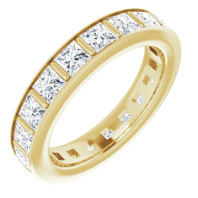 3.42 ct. Princess Diamond Eternity Band