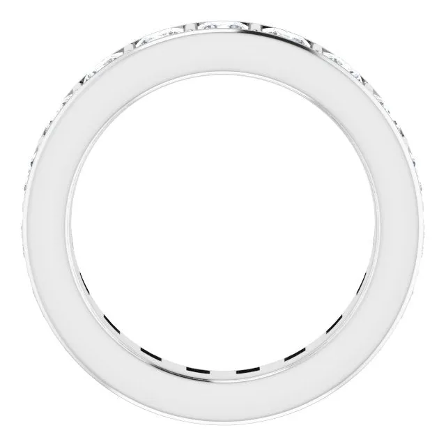 3.42 ct. Princess Diamond Eternity Band
