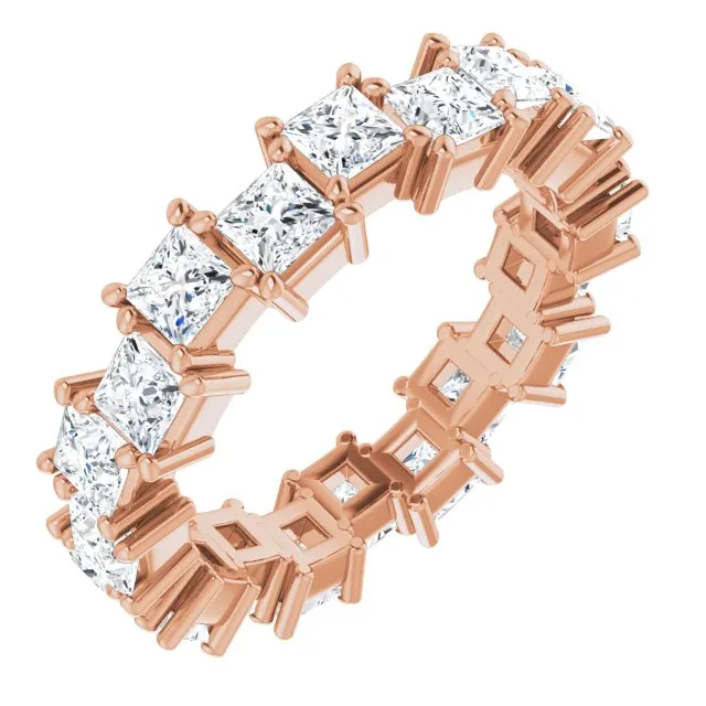 3.60 ct. Princess Diamond Eternity Band