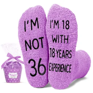 36th Years Old Birthday Gifts for Women - Socks for 36 Year Olds, Gift Ideas for 36 Year Old Female, Best Gifts for 36 Year Old Woman