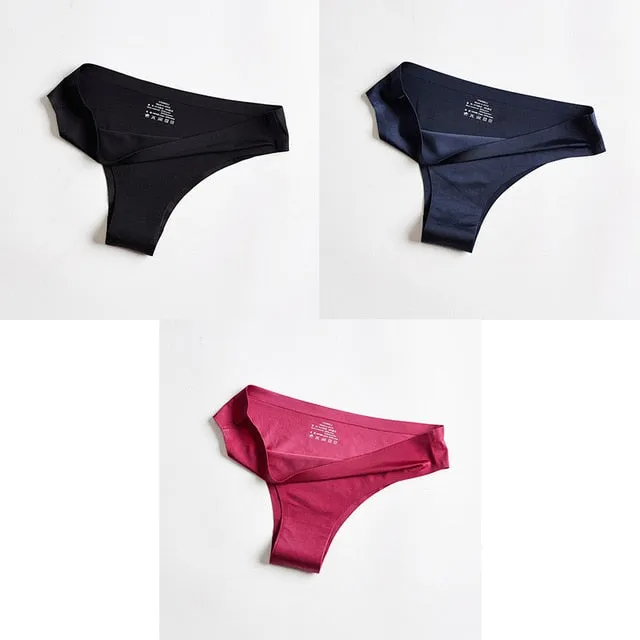 3PCS/Set Women's V String Thong Panties