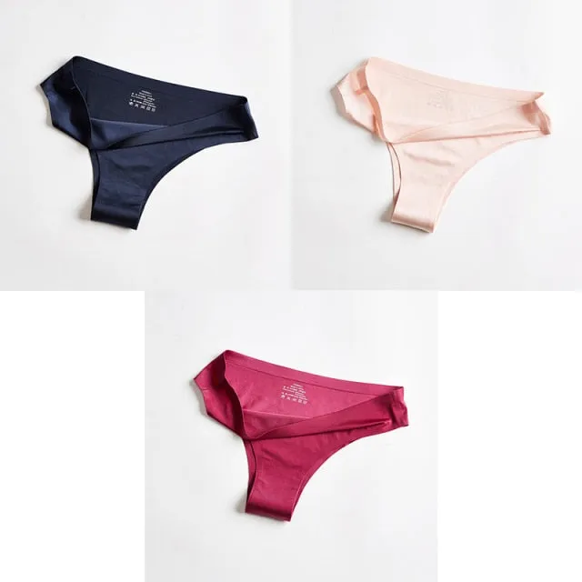 3PCS/Set Women's V String Thong Panties
