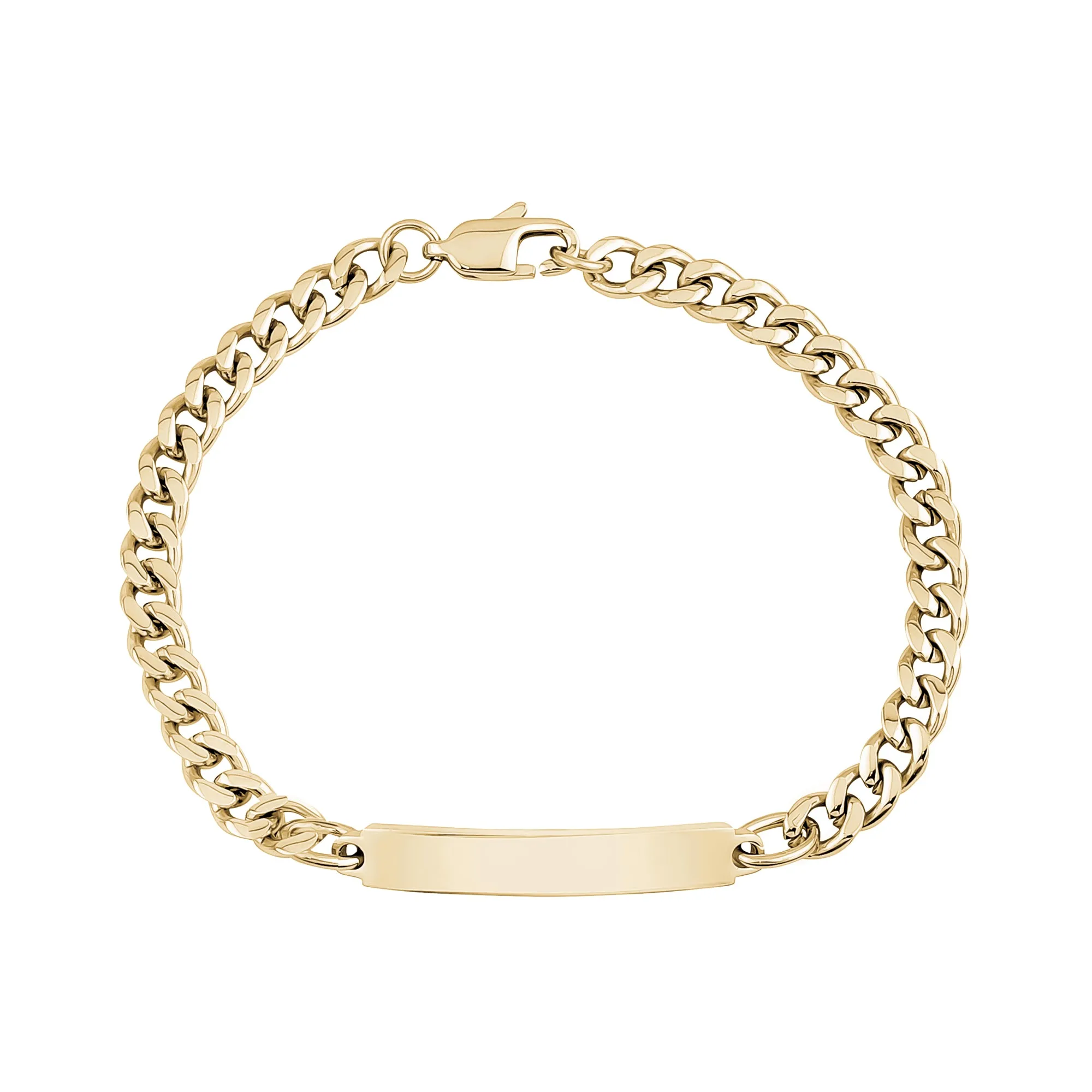 5mm Cuban Link ID Bracelet
