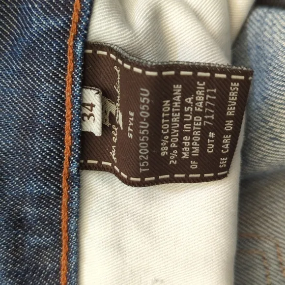7 For All Mankind Original Bootcut Low Rise Medium-Dark Wash Jeans Size 34
