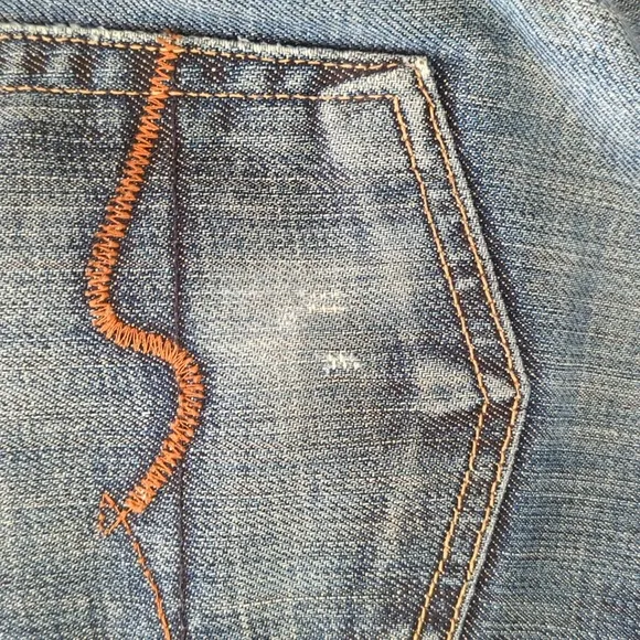 7 For All Mankind Original Bootcut Low Rise Medium-Dark Wash Jeans Size 34