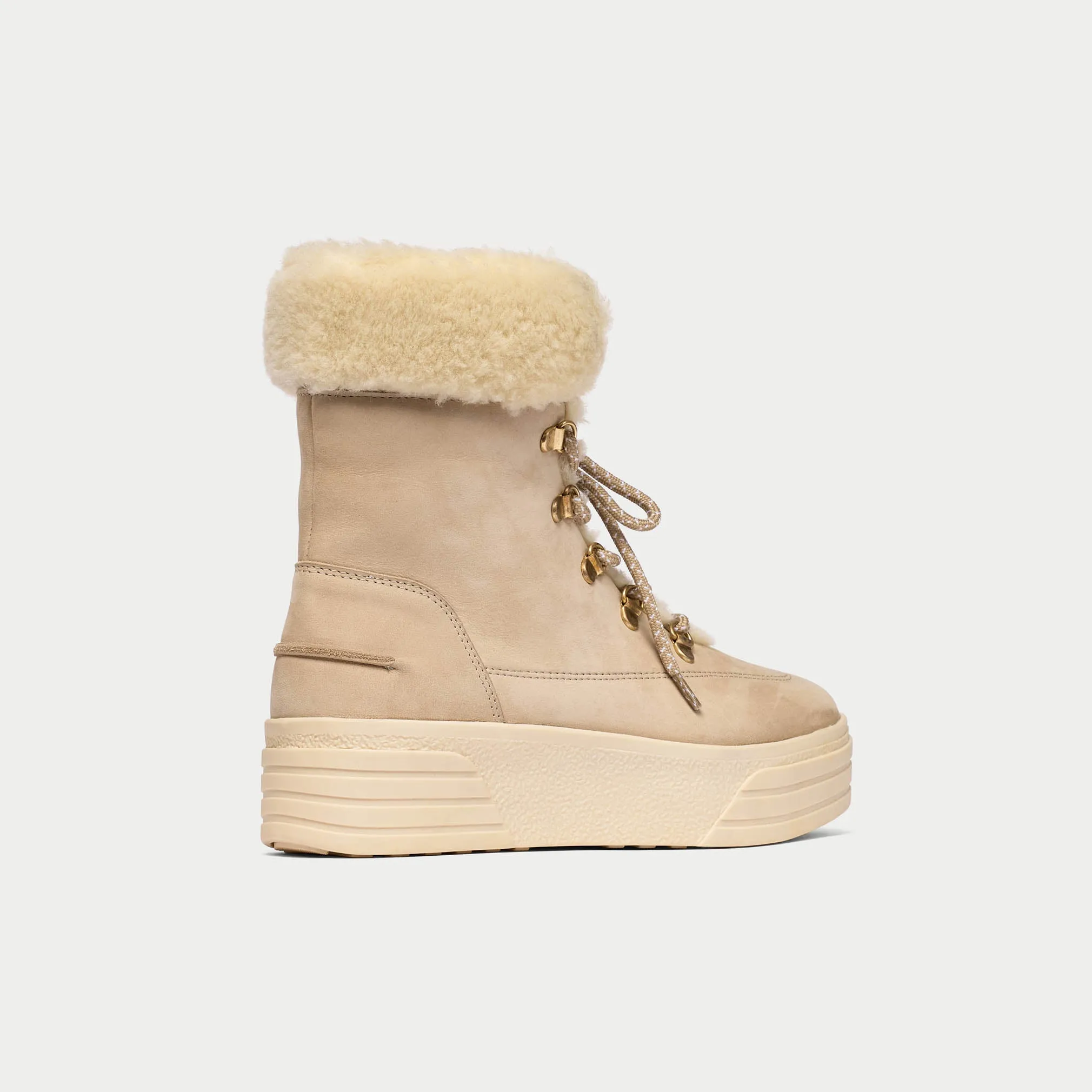 Abbie - Ice Nubuck Leather