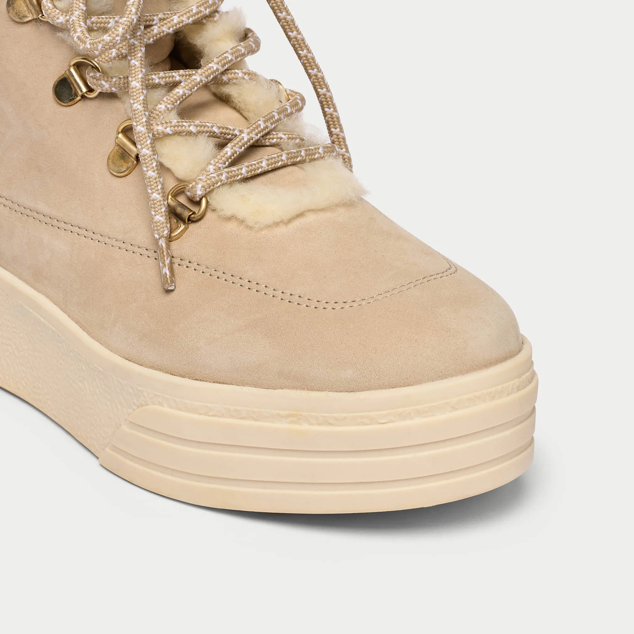 Abbie - Ice Nubuck Leather