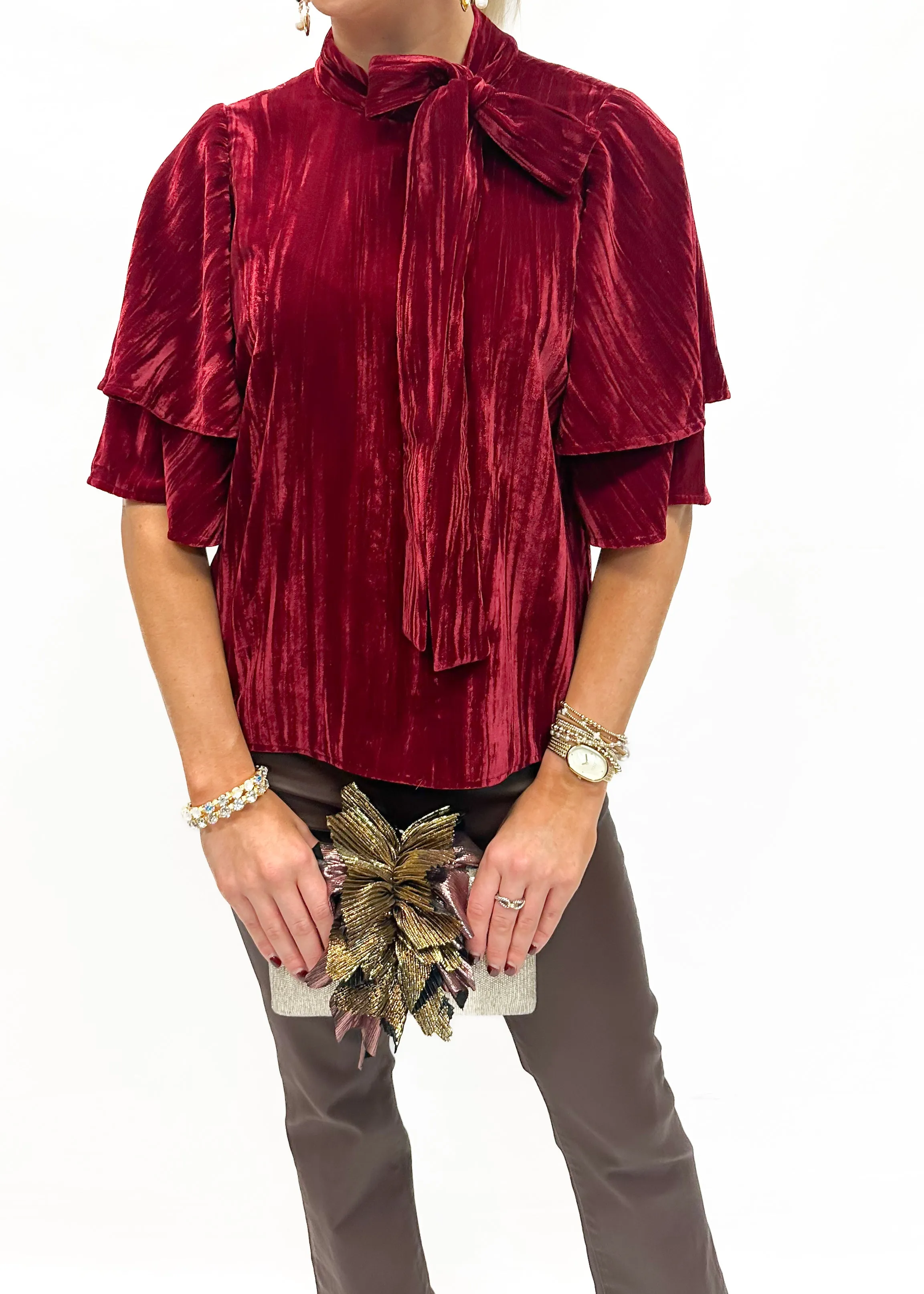 Alden Adair Heddy Top - Oxblood