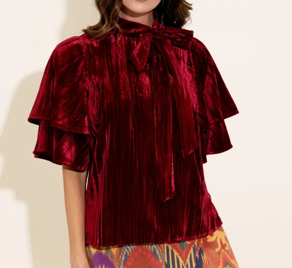 Alden Adair Heddy Top - Oxblood