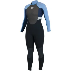 Alder Women's Impact 3/2mm Full Back Zip Wetsuit  - Black