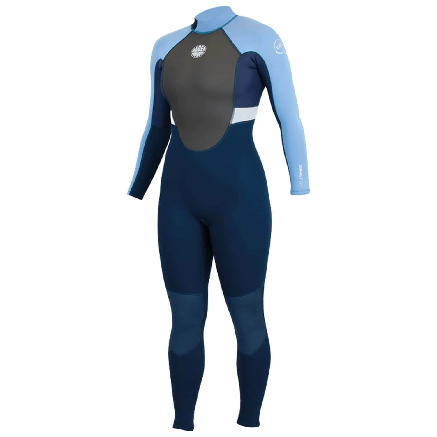 Alder Womens Impact 3/2mm Full Wetsuit  - Blue