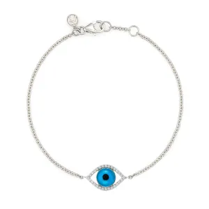 Almond White Diamond Turkish Eye