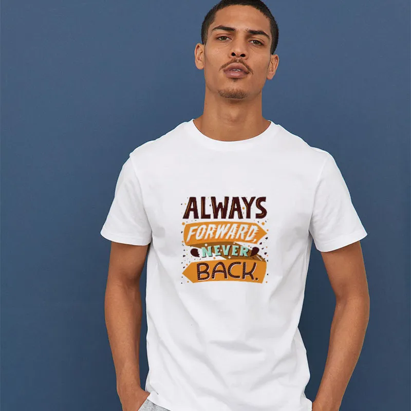 Always Forward Never Back Cotton Tee