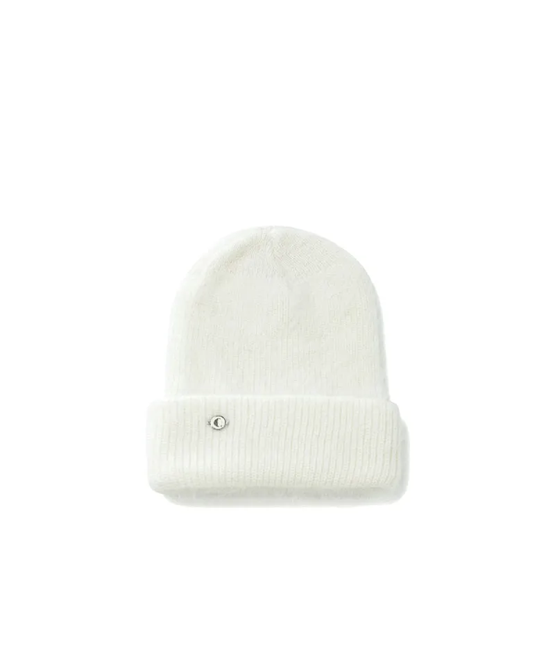 Anell Golf Pure Angora Beanie - White