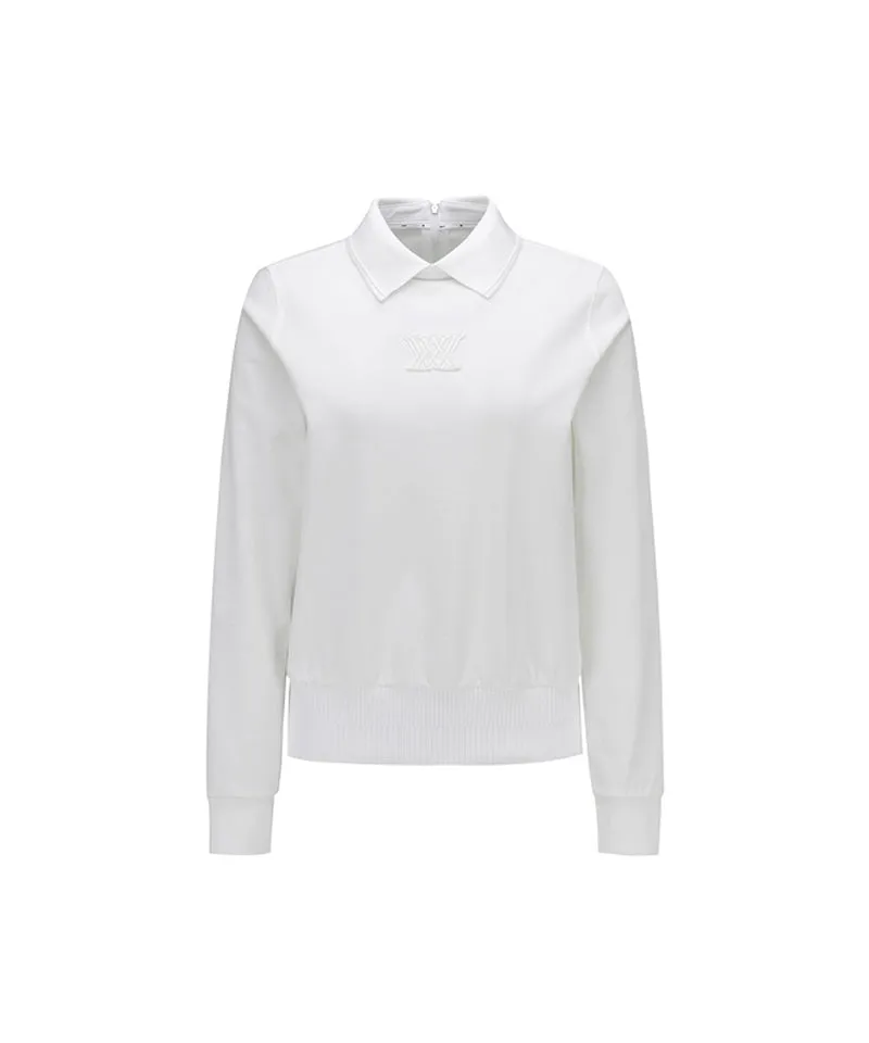 ANEW Golf Women's Stitch Point Long T-Shirt - Ivory