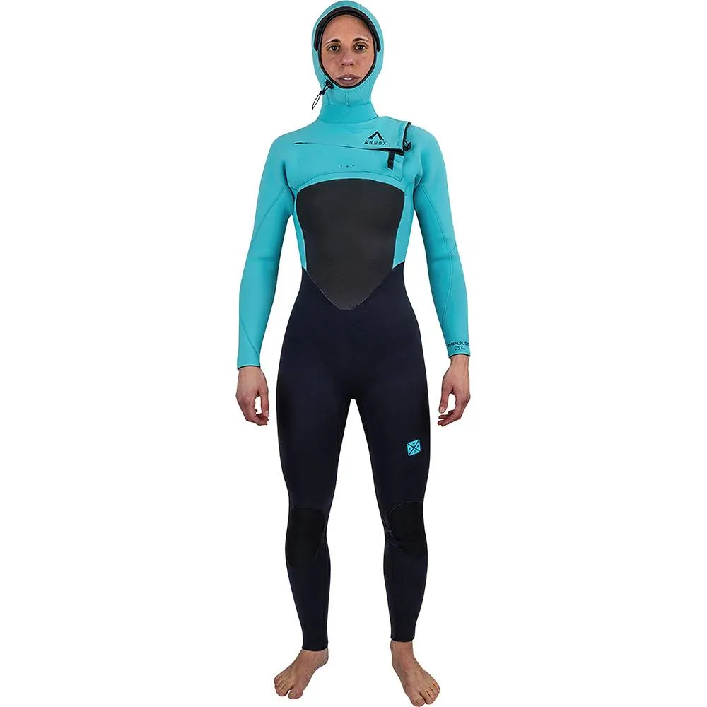 Annox Impulse Women Hooded Wetsuit 6/5/4 - glacier