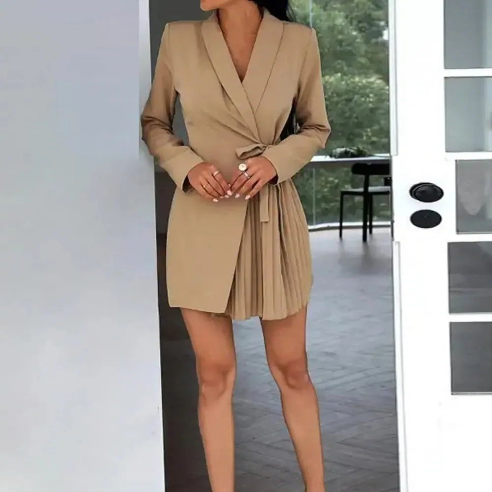 Aranza® | Solid Blazer Dress