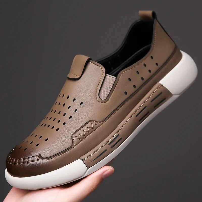 AtemLeder Loafer Schuhe von LuxusMann