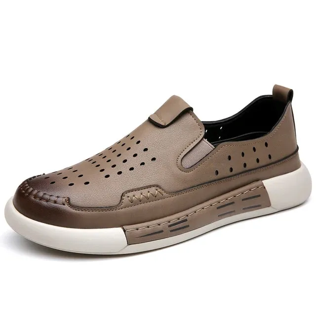 AtemLeder Loafer Schuhe von LuxusMann